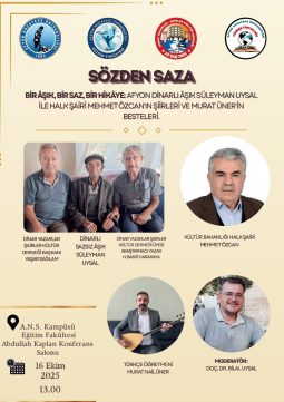 Türkçe Topluluğu’ndan Fakültemizde ‘Sözden Saza’ İsimli Etkinlik