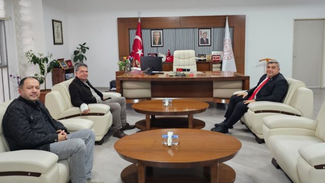 Dekanımız ve Dekan Yardımcımız İl Milli Eğitim Müdürü Miraç Sünnetçi’yi Ziyaret Etti